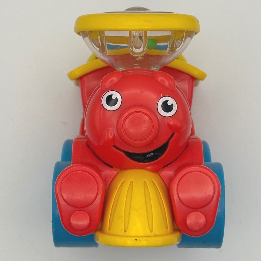 Fisher-Price Brilliant Basics Poppity Pop Train Push Toy Rattle Beads M5663